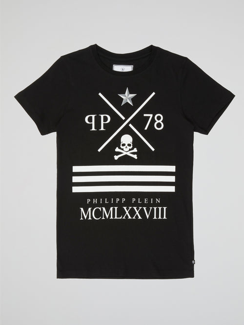 Rebel 1978 Black Graphic Tee