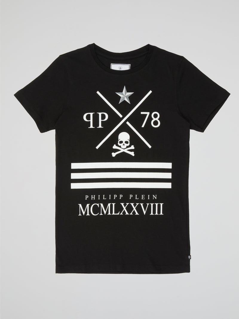 Rebel 1978 Black Graphic Tee