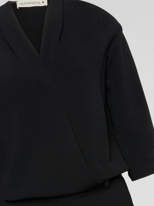 Black Wrap Co-ord