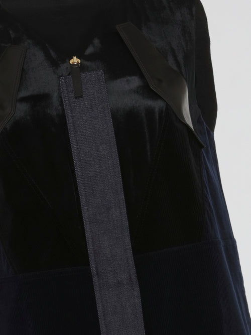 Black Zip Up Vest