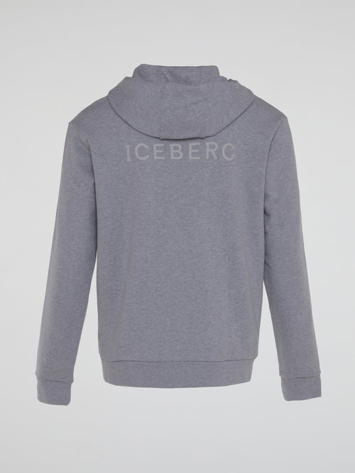 Grey Logo Hoodie
