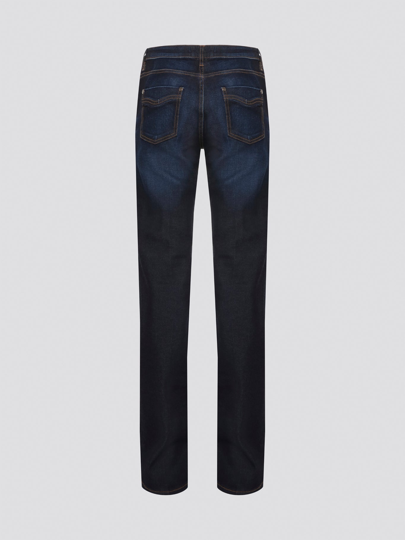 Step into the epitome of casual-chic with these Navy Stonewashed Straight Cut Jeans from Roberto Cavalli. Crafted from premium denim, these jeans feature a relaxed fit and a trendy stonewashed finish for that effortlessly cool look. Pair them with a crisp white shirt and sneakers for a weekend-ready ensemble that exudes style and comfort.