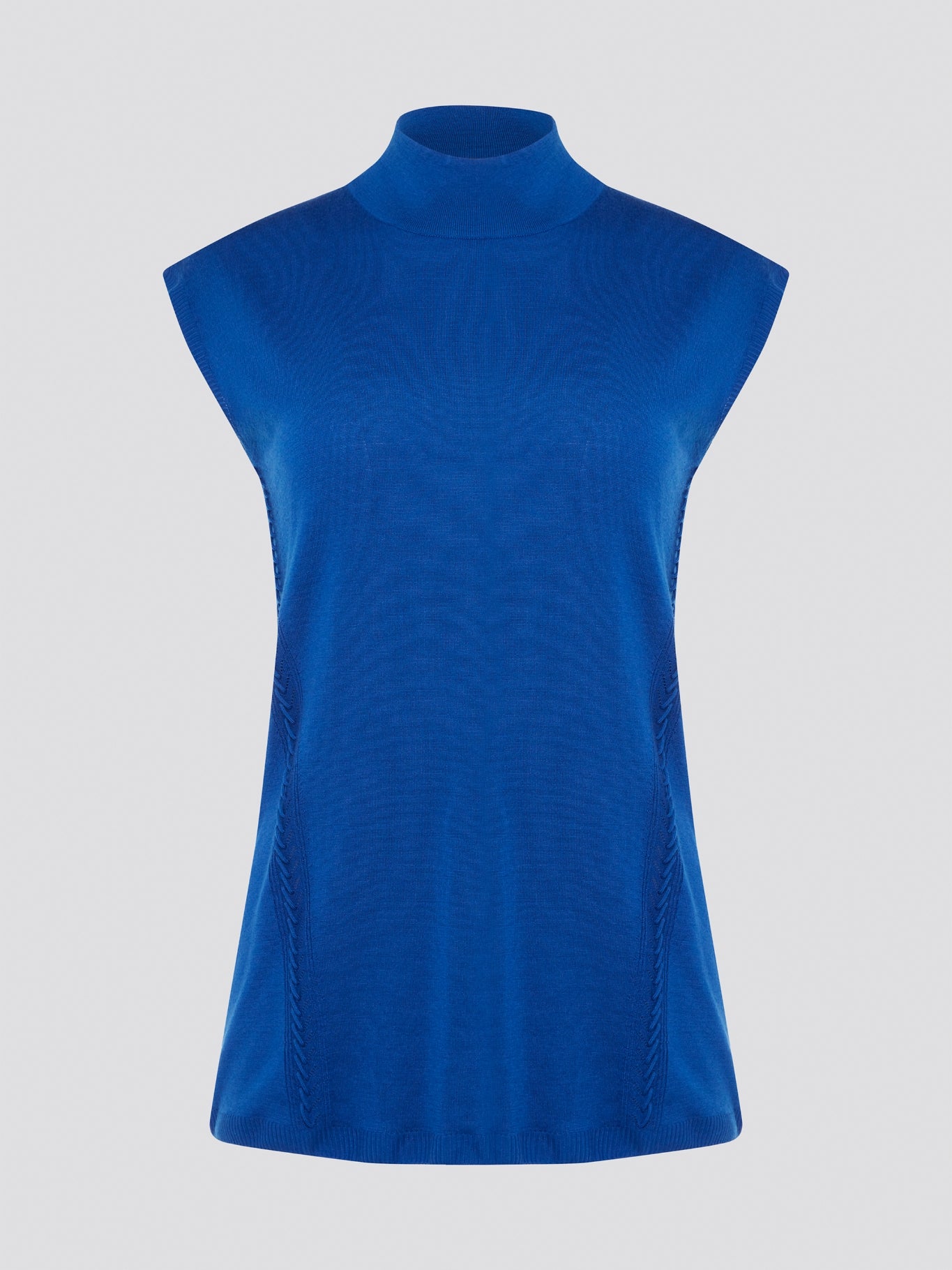 Transform your style with sleek sophistication in this stunning Blue Turtleneck Top by Roberto Cavalli. Crafted with luxurious fabric, this top features a flattering silhouette and eye-catching color that will make you stand out from the crowd. Elevate your wardrobe with this versatile piece that can be dressed up or down for any occasion.