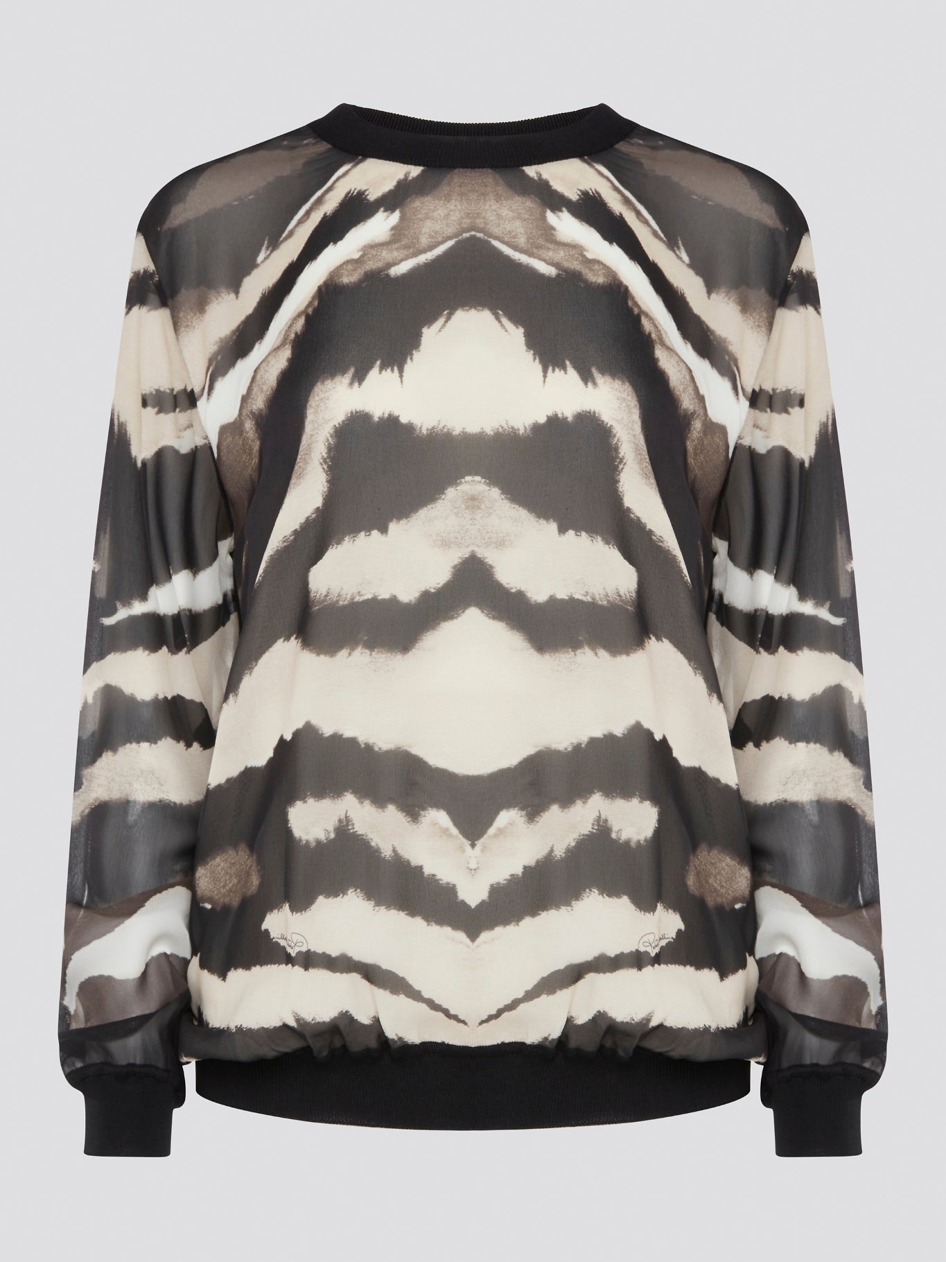 Make a fierce fashion statement with the Roberto Cavalli Zebra Print Sweatshirt, featuring a bold and eye-catching zebra print design. Crafted from premium materials, this sweatshirt offers both style and comfort for all-day wear. Elevate your street style with this standout piece that is sure to turn heads wherever you go.