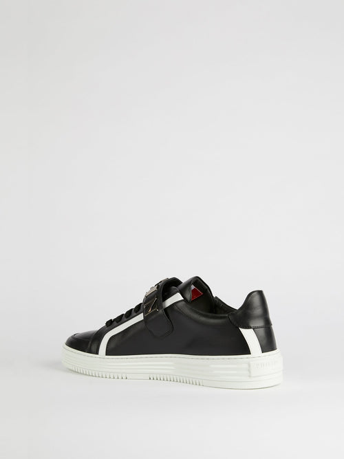 Gilda Black Lace Up Sneakers