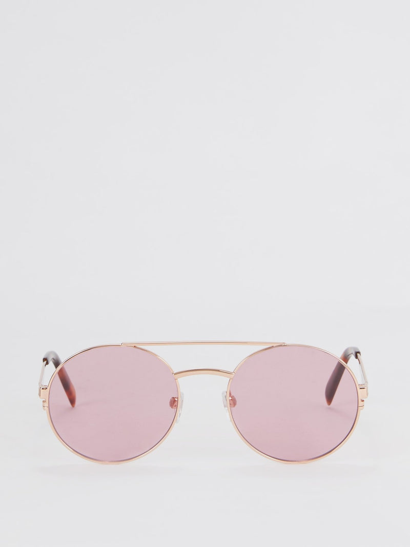 Bordeaux Lens Gold Frame Sunglasses