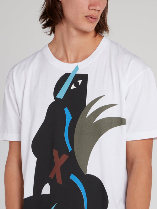 Swizz Beatz White Printed T-Shirt