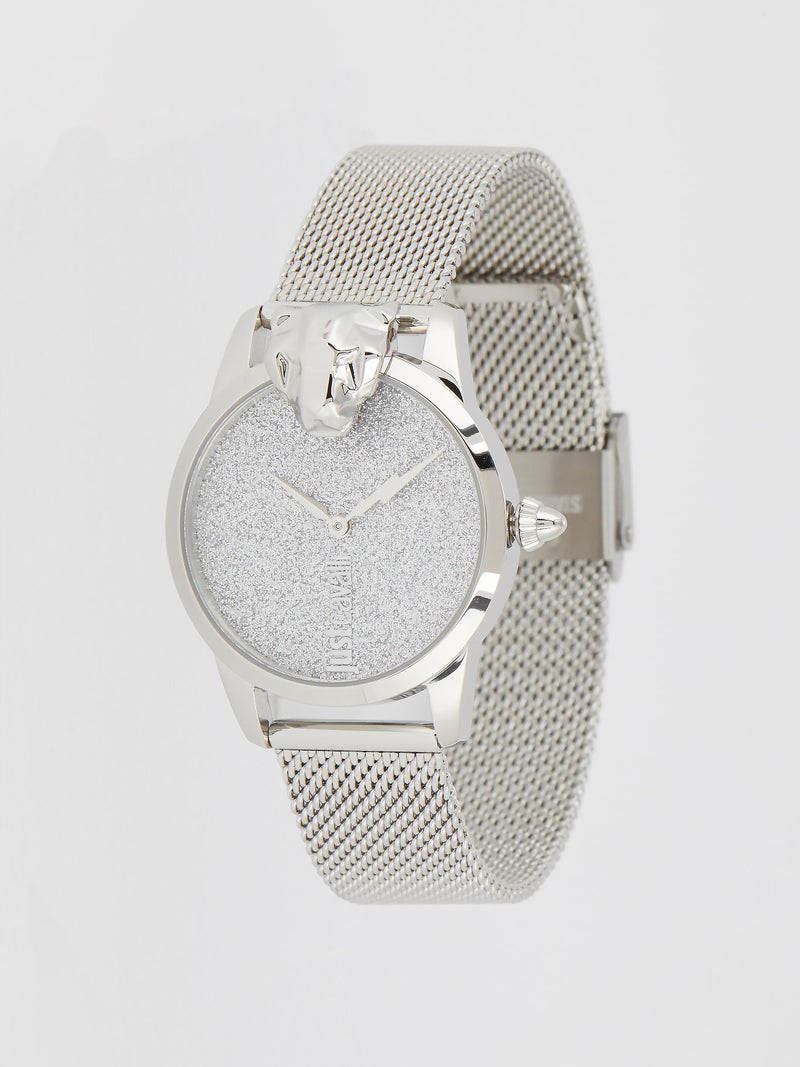 JC Shine 2 Silver Milanese Strap Analog Watch