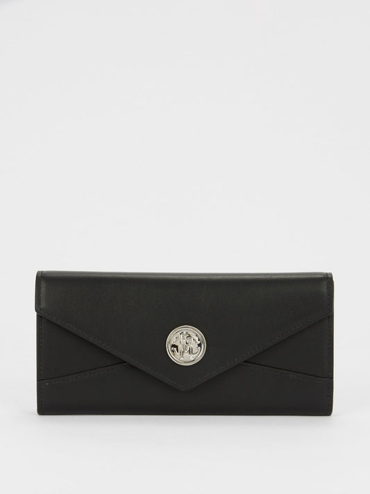 Black Leather Gange Wallet