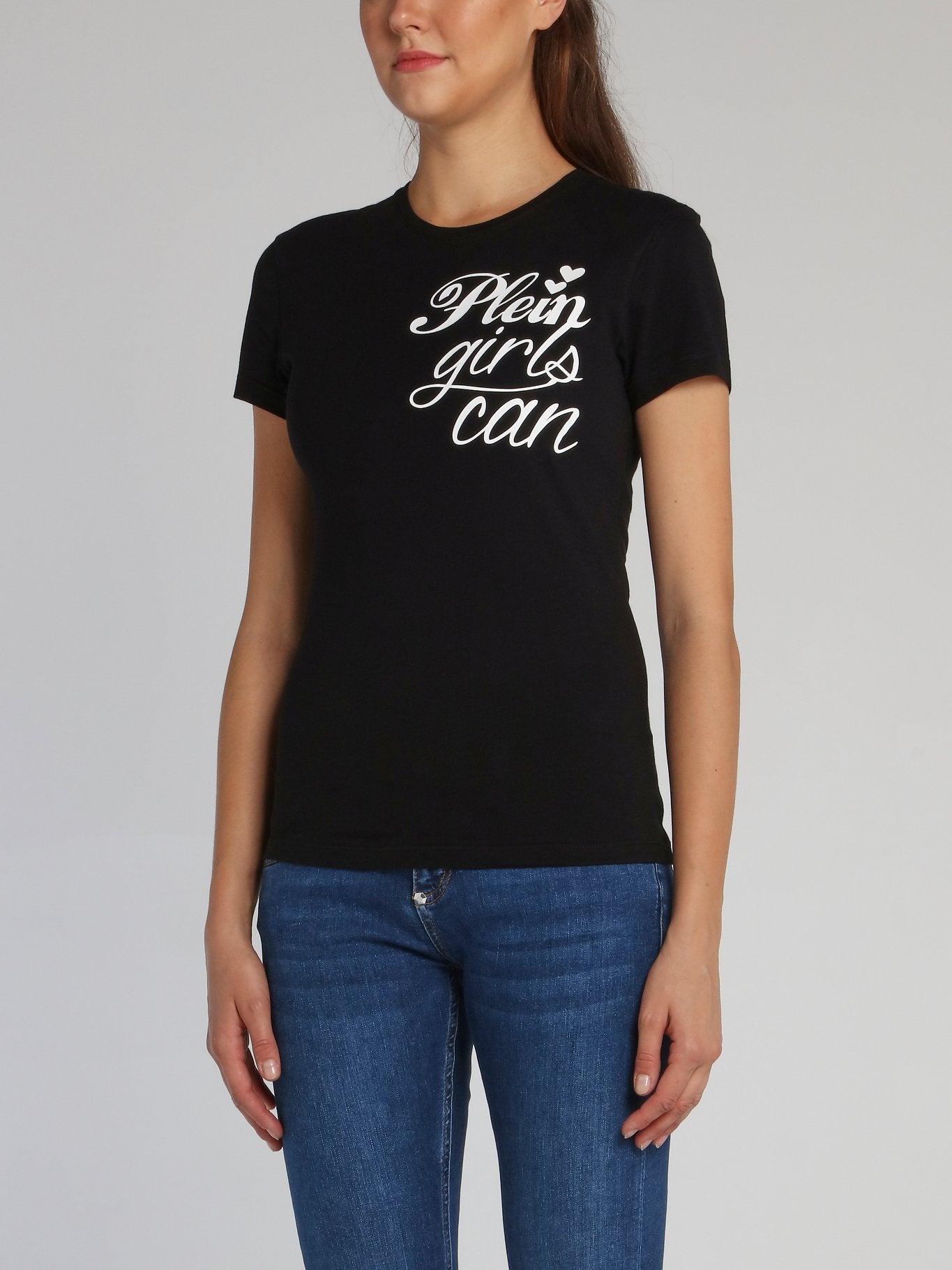 Black Calligraphy Crewneck T-Shirt
