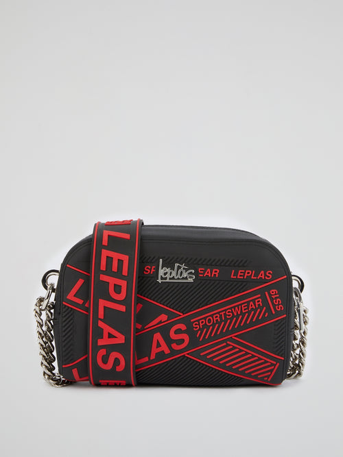 Black Eliana Neon Shoulder Bag