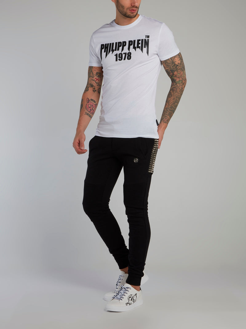 PP1978 White Contrast Logo T-Shirt