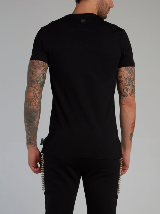 Black Contrast Classic Logo T-Shirt