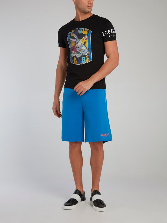 Looney Tunes Black Graphic Print T-Shirt