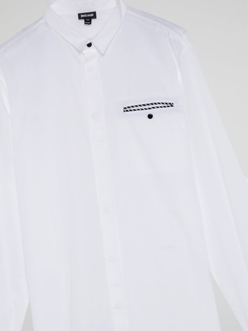 White Classic Button Up Shirt