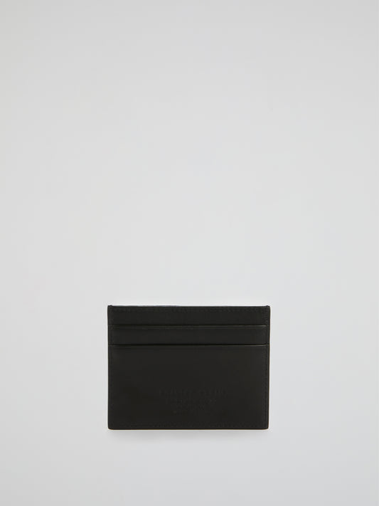Logo Print Credit Card Holder