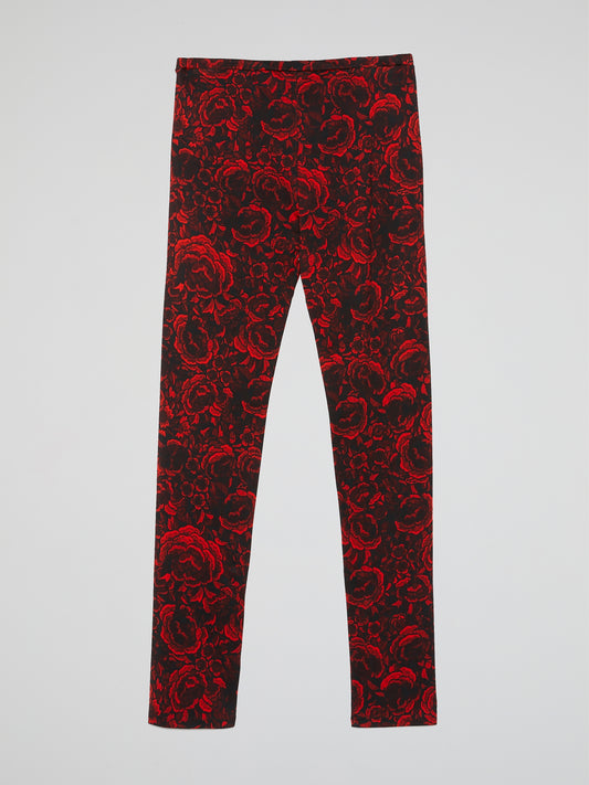 Rose Printed Leggings