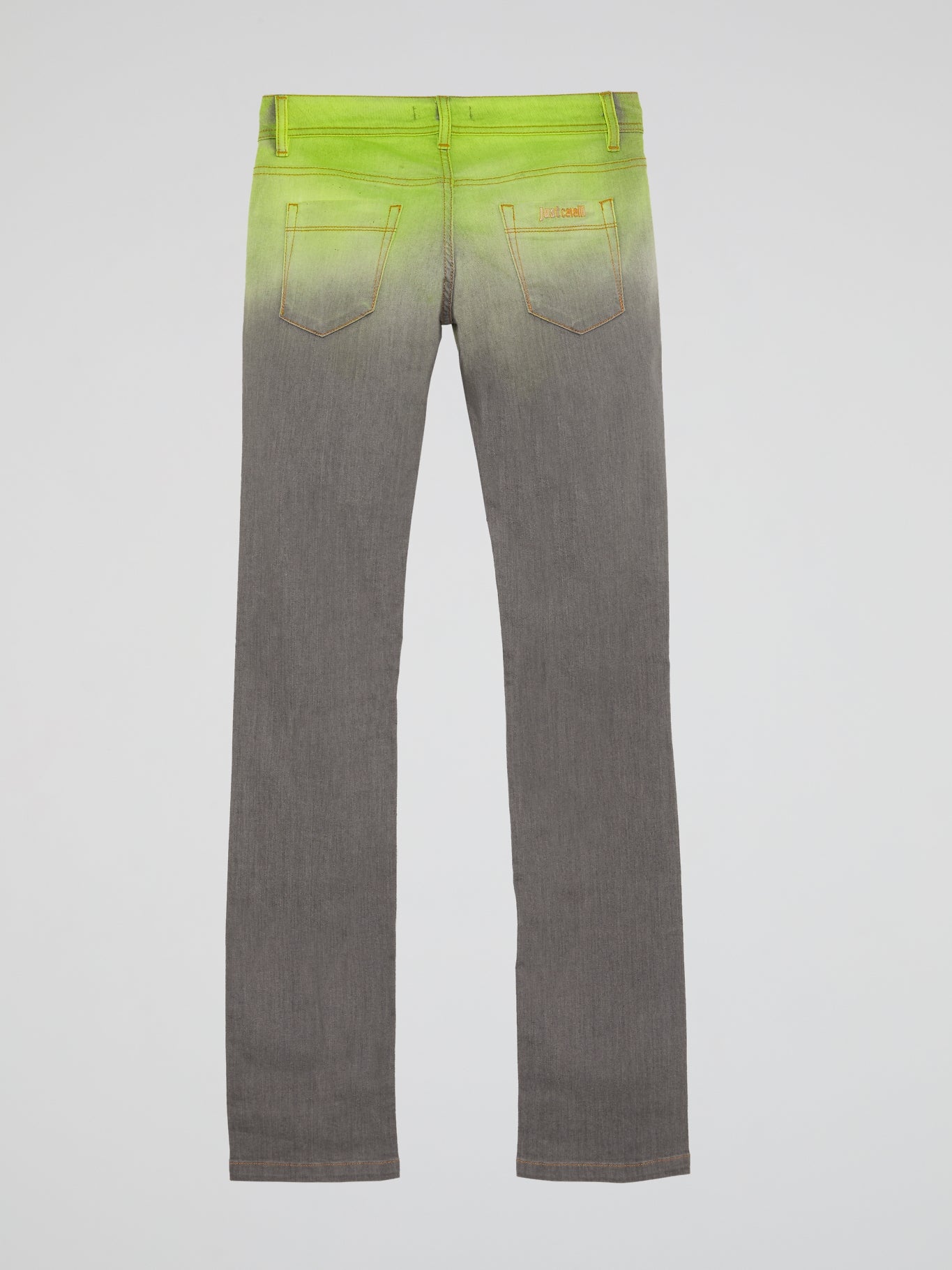 Grey Gradient Print Jeans