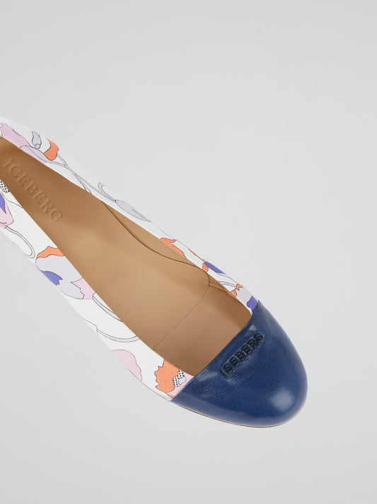 Floral Print Ballet Flats