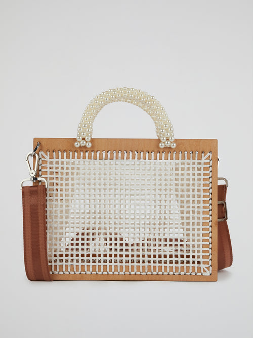 White XL St. Barts Purse
