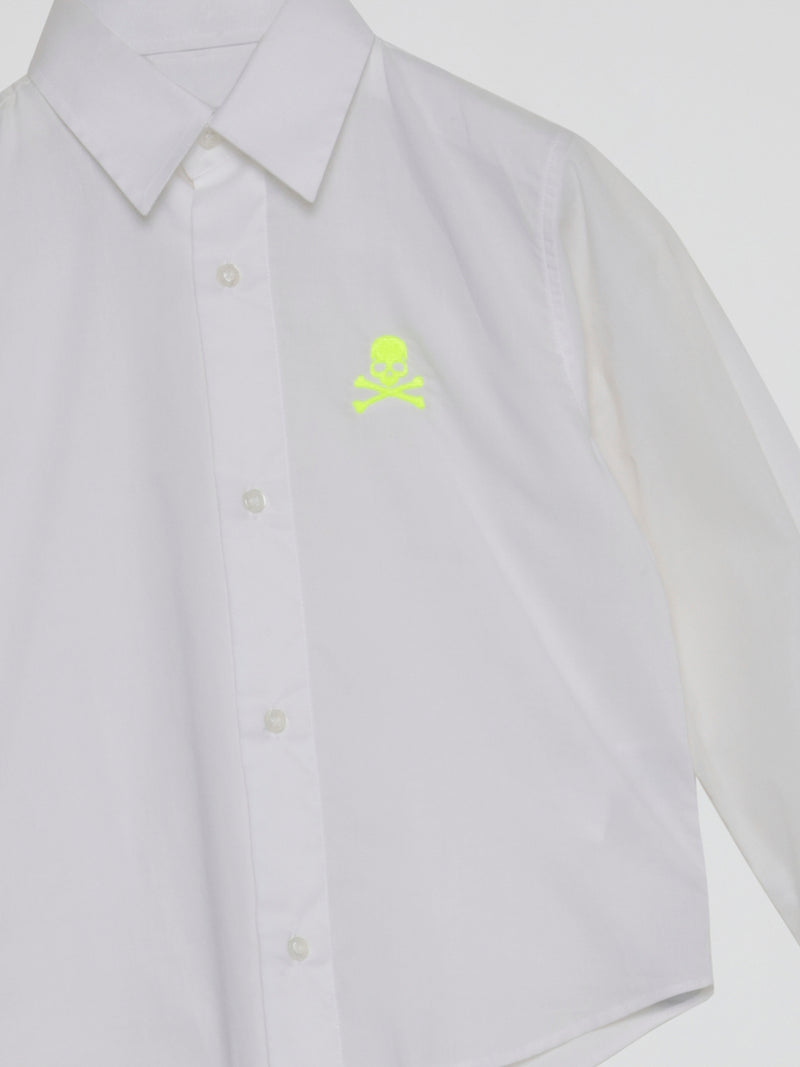 White Long Sleeve Shirt (Kids)
