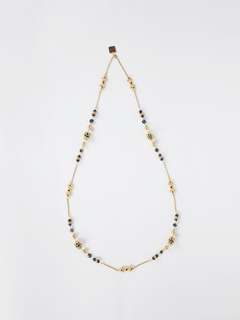 Gold Marine Pearl Necklace