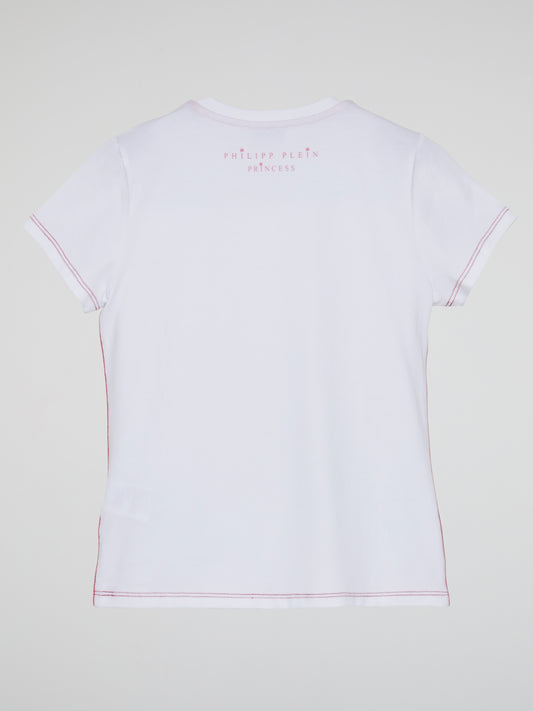 Kiss Me Plein White T-Shirt (Kids)