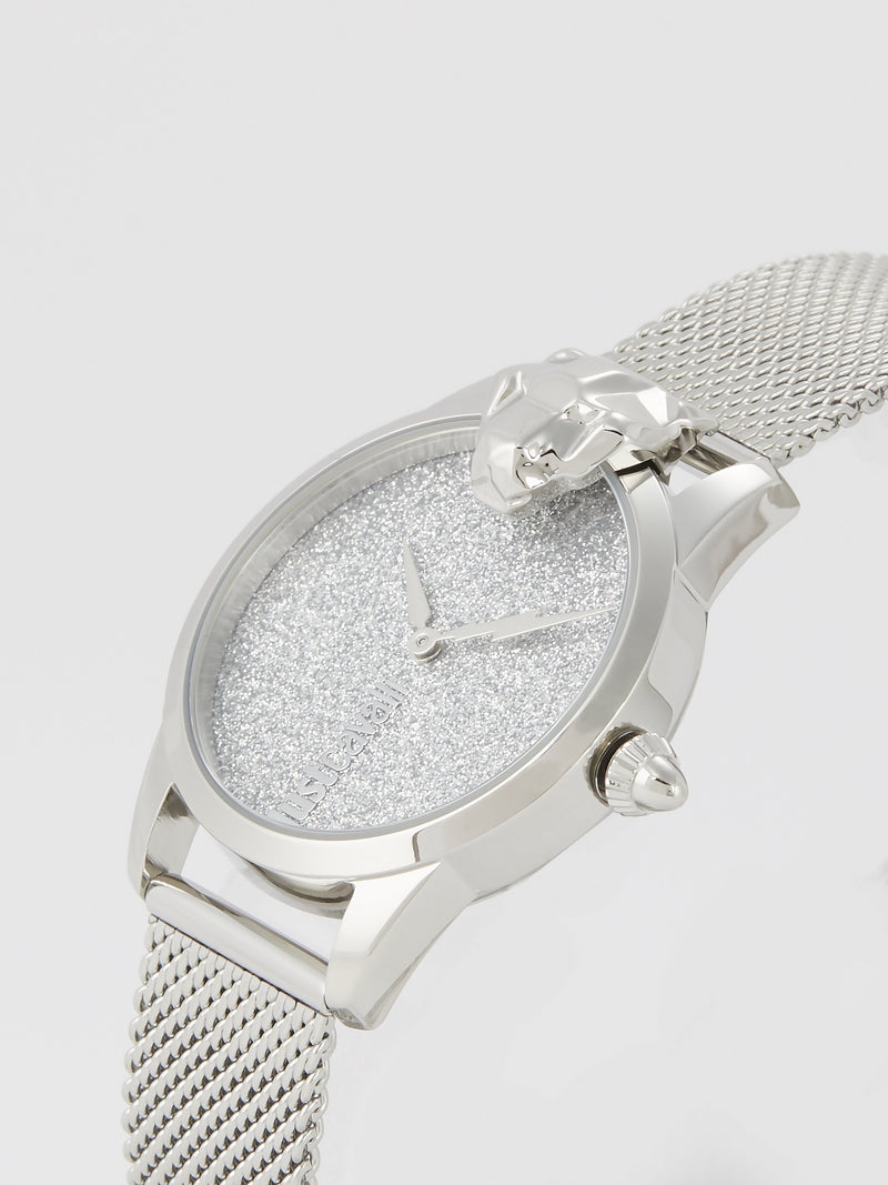 JC Shine 2 Silver Milanese Strap Analog Watch